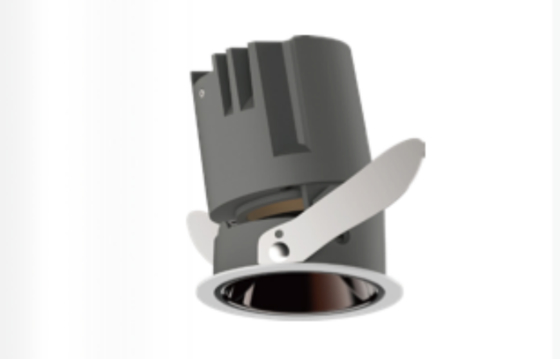 Foco empotrado ajustable Voltaje de entrada: 220V-240V Tamaño: 62*88mm/82*85mm Corte: 55mm/75mm IRC≥92 Ángulo de haz: 15°/24°/38° Potencia: 8W/10W Flujo luminoso: 60 lm/w Ajustable